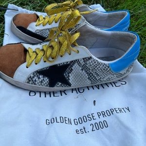 Golden goose Superstar snakeskin EU 42 woman size
